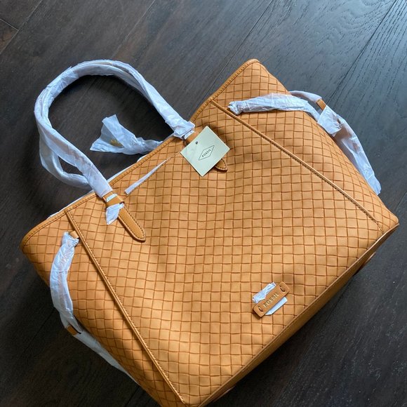 Fossil: Charli Large Tote - Camel - Picture 8 of 9
